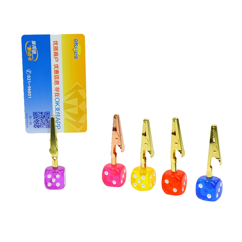 

UKETA new dice design roach clippers holder smoking holder credit card grabber nails, Colorful