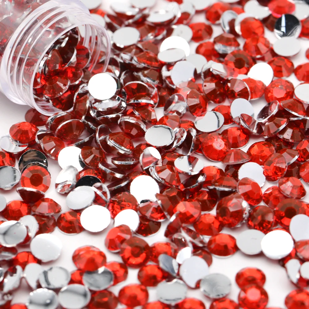 

Hyacinth Color 30000Pcs Crystal Flat Back 5Mm Resin Rhinestones Wholesale