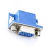 D-SUB interface VGA female connector plug socket code for Computer video connector VGA connector plug base new 15pins blue color