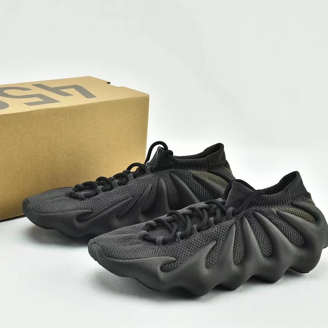 

Original High Quality Yeezy Cloud White 450 Dark Slate Black Two Colour Size 46 Mens Casual shoes