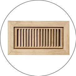 White Oak Floor Register