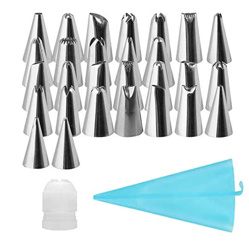 

Custom Cake Decorating Kits Supplies Baking Frosting Tools Set Cake Piping Tips Set