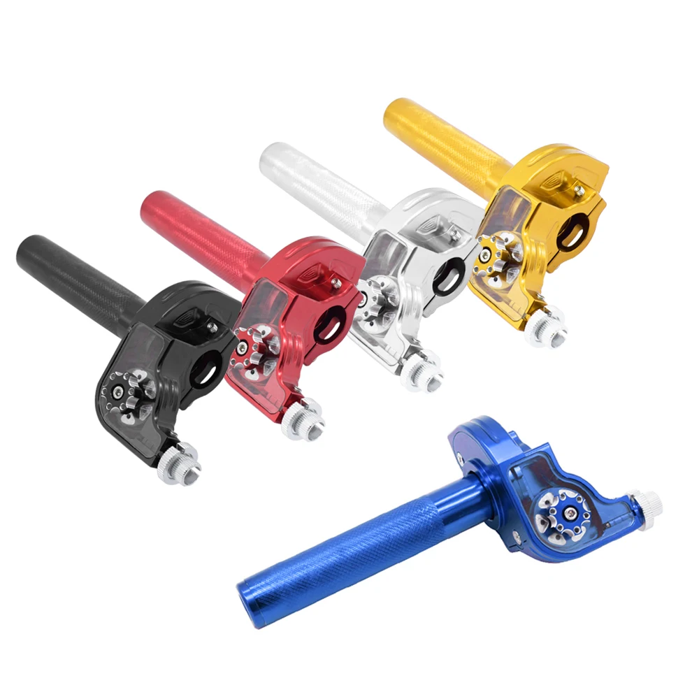 

7/8'' 22mm CNC Aluminum Alloy Quick Turn Twist Throttle Handle Bar Grips Scooter Handlebar Grip Electric Bike Accelerator