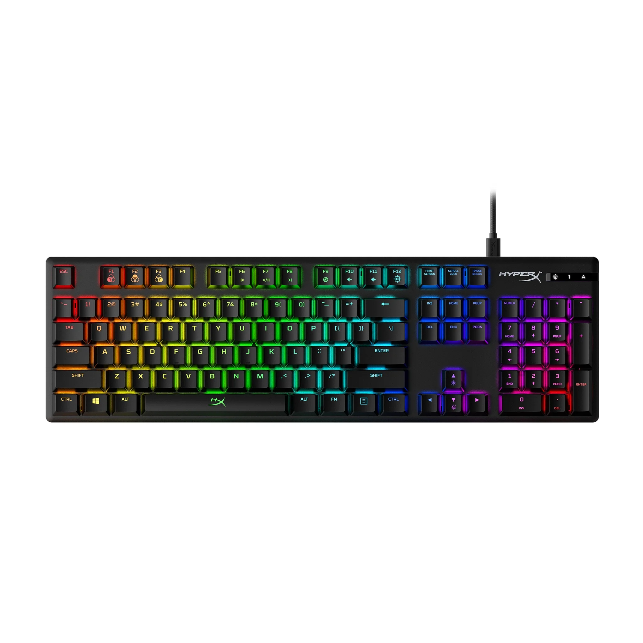 

2021 best selling hyper x alloy Origins full size gaming keyboard, Black
