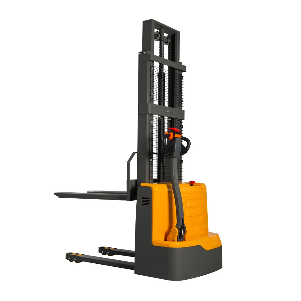 

CE approved 1.5t Electric Walkie Pallet Stacker with lifting height of 1.6m 2m 2.5m 3m