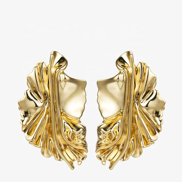 

Fashion Jewelry Fortune Leaves Earrings Gold Color Leaf Drop Earrings Oorbellen Voor Vrouwen Earings Wholesale EC181044