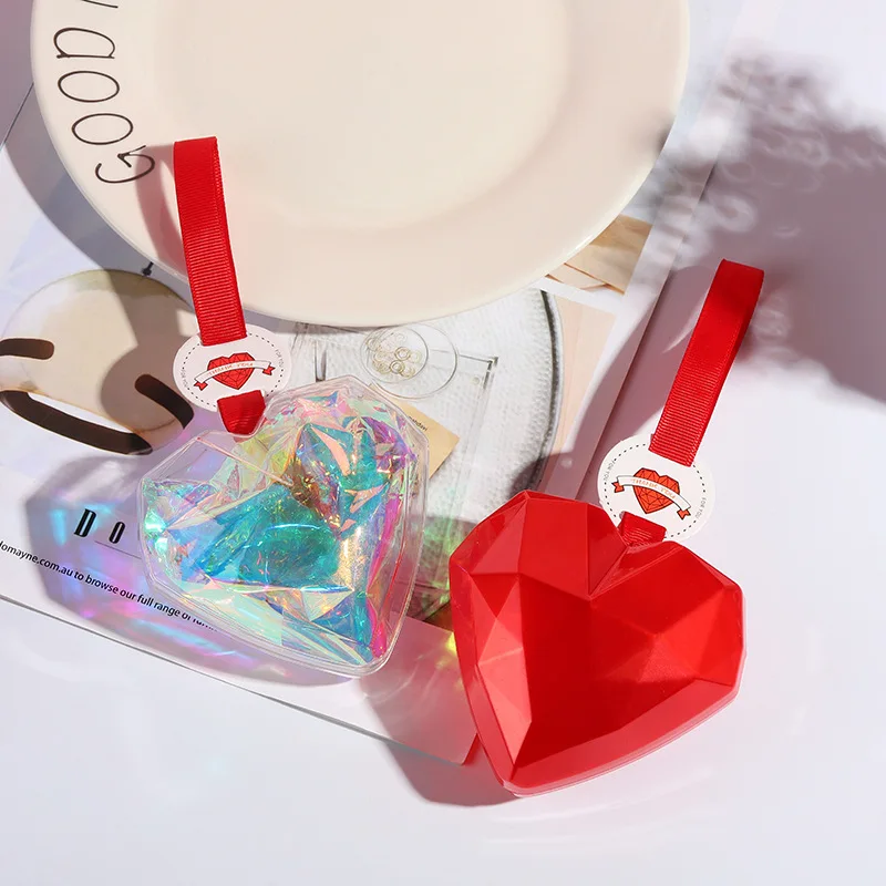 

3D Mink Strip Eyelashes Wholesale heart Packaging Custom LashBox, Custom color