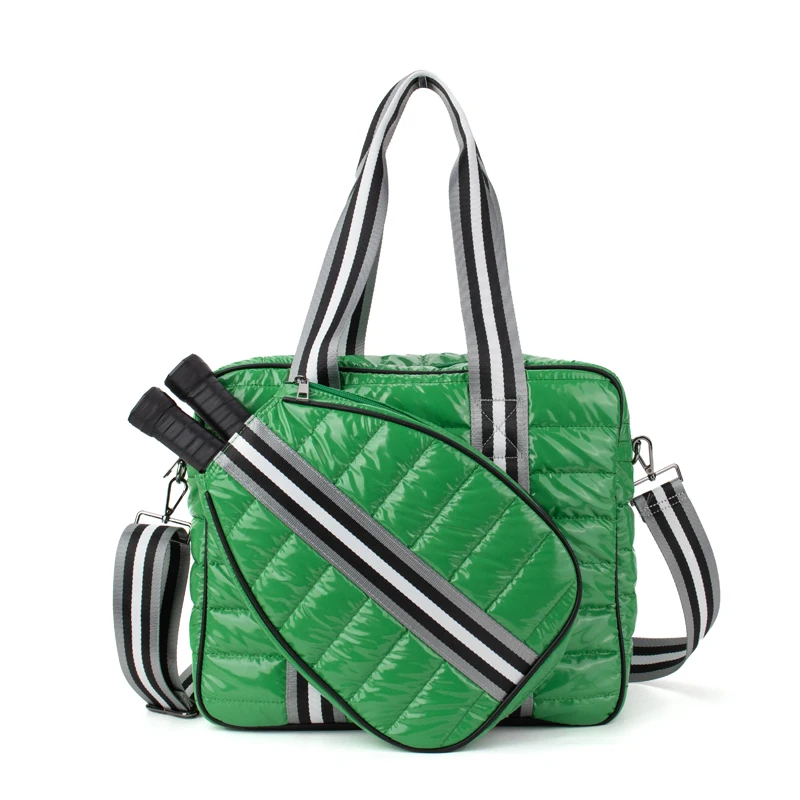 

Wholesale Bags Women Handbag Ladies Shoulder Sport Puffer Bag Trendy Fashion Quilted Duffel Travel Tennis Pickleball Tote Bag