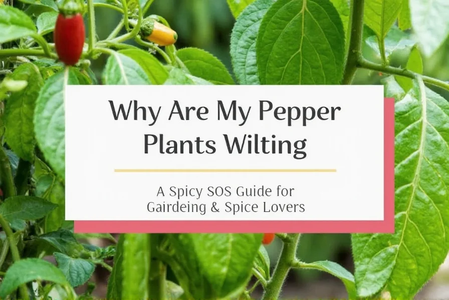 Healthy growing pepper plants