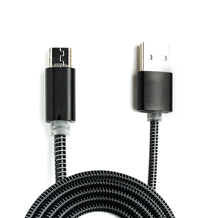 

0.2M 0.6ftn Mental Braided mirco USB 2.0 Quick Charging data Cable Usb charge Data Cable for Android phone, Picture