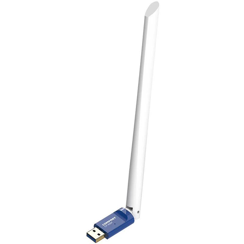 

External high gain antenna high compatible 11N USB Wi-Fi Dongle 300Mbps Realtek 8192FM 2.4GHz USB wifi Adapter, Blue