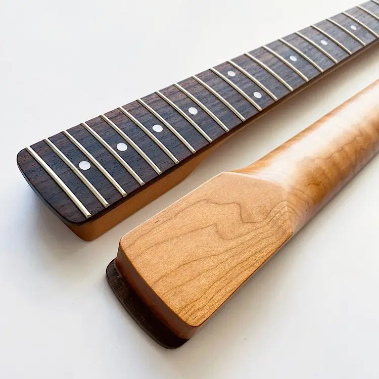 Custom 22 Frets Electric Guitar Neck ST Tiger  Maple Flame Roasted Electric Guitar Neck for Sale