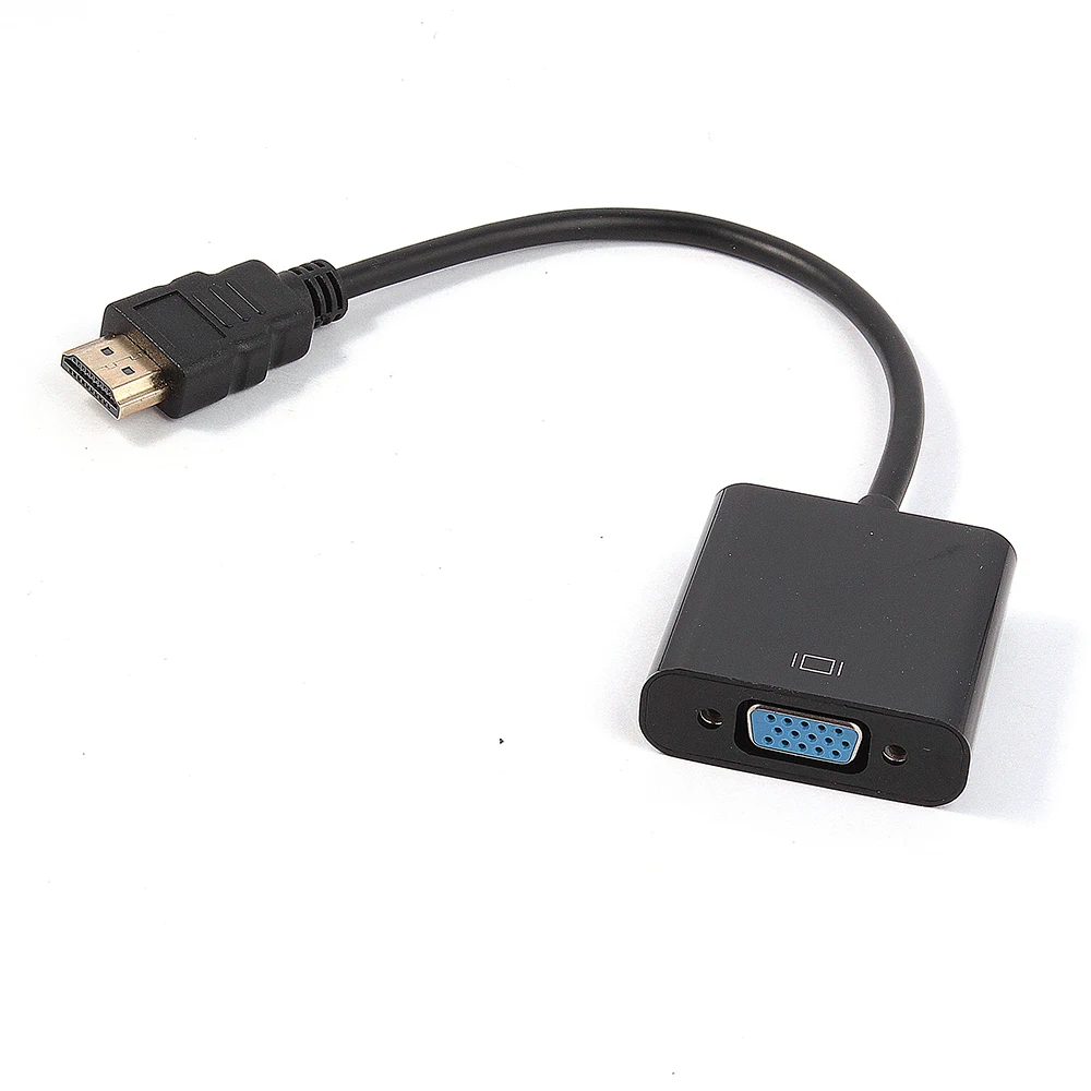 

HDMI Cable to VGA Converter 1080P HDMI to VGA Audio Adapter for HDTV Projector