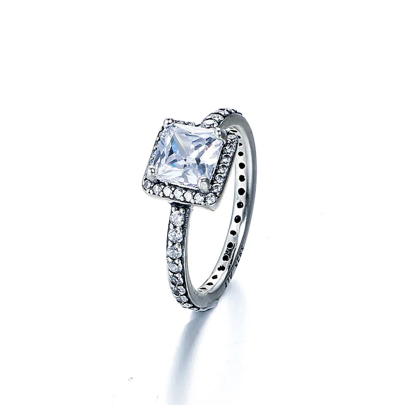 

Modern Classic Cushion Square Halo Ring