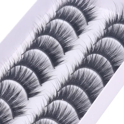 

QUEENA The production chemical fiber G20 false eyelashes thick curling 10 pairs eyelashes manufacturers wholesale