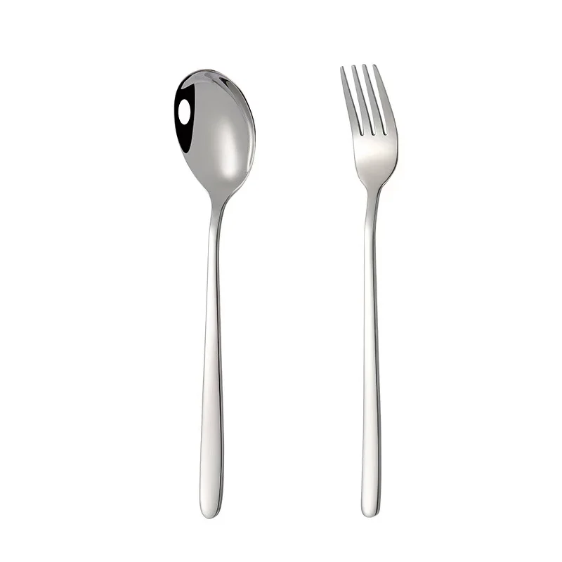 

SS304 stainless steel tableware Korean spoon fork set