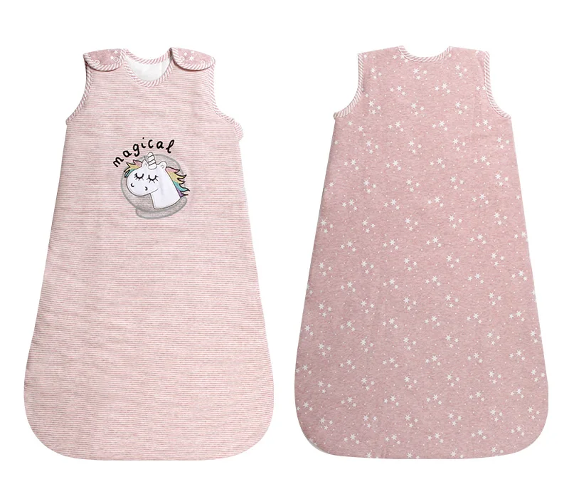 

Hot Sale Autumn and winter 100% Cotton Interlock Knitted soft Baby Sleeping Bag