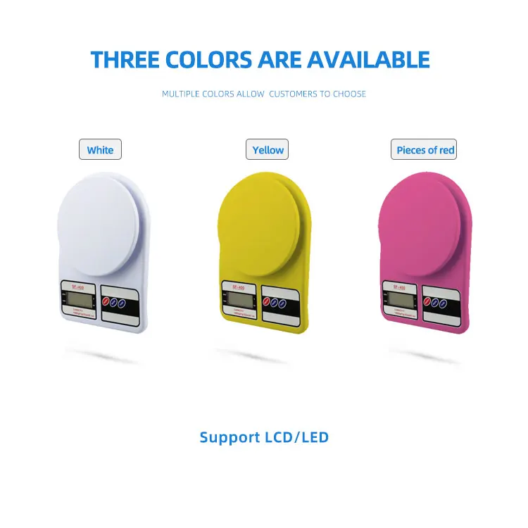 
SF-400 Multifunction Foldable Food Scale Kitchen, OEM Portable Kitchenware Electronic Scale 