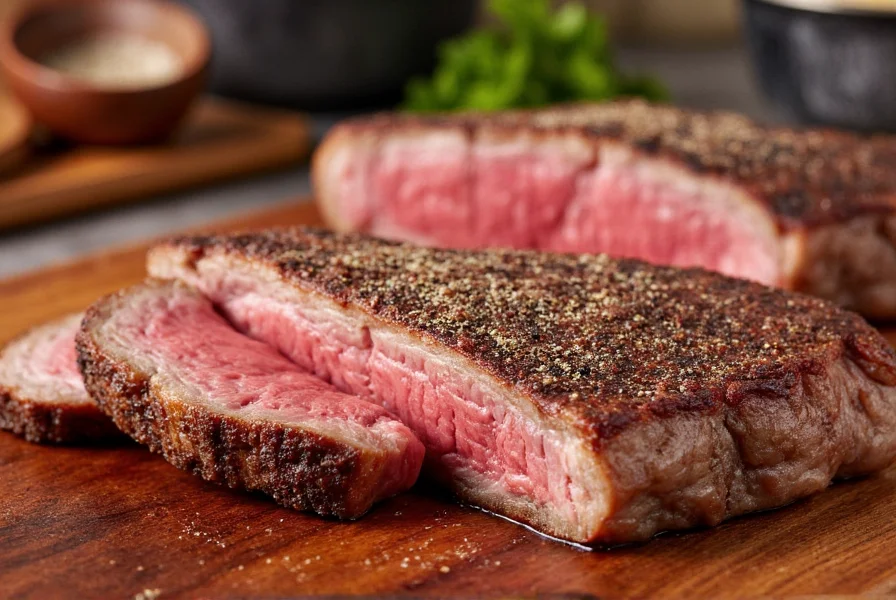 Steak seasoned on one side versus both sides