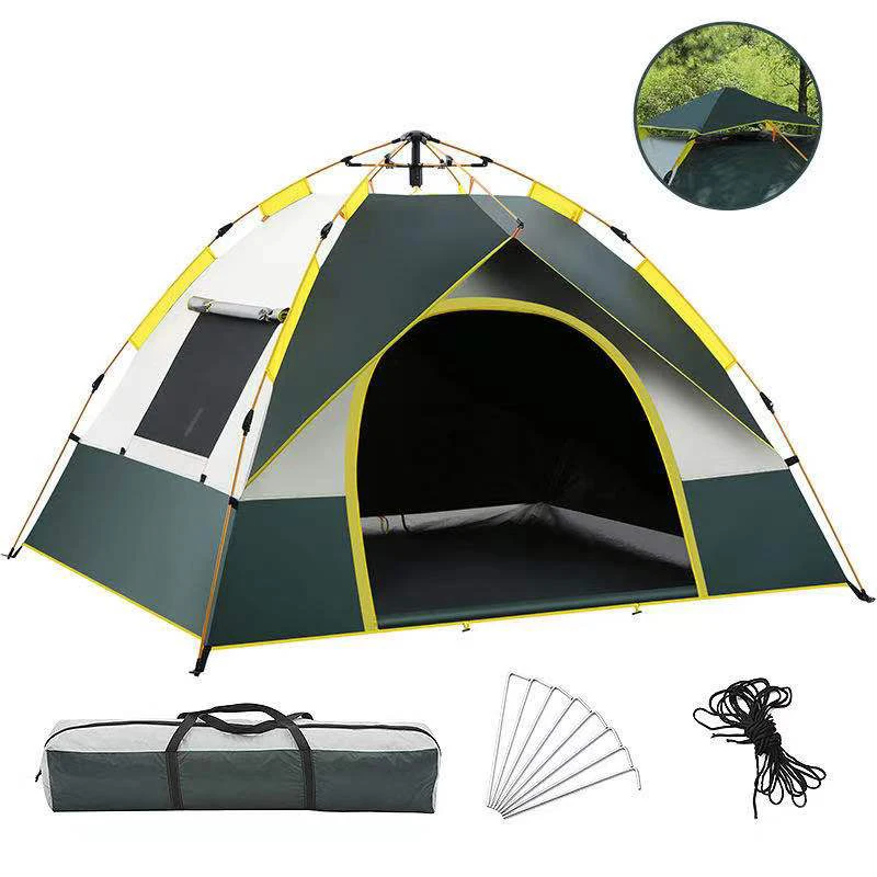 

NQ sport Outdoor Waterproof 1-2 /3-4 person Hiking Military Beach Folding Automatic Popup Instant Camping Tent