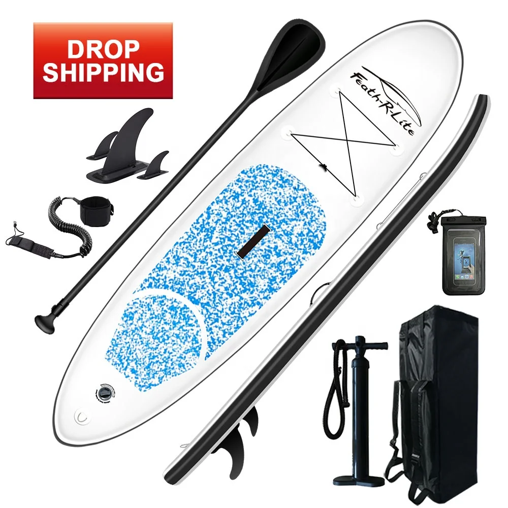 

FUNWATER drop shipping sup paddle board wholesale surf jetboard price factory inflatable paddle board fishing paddle, Black,bleu,green,red