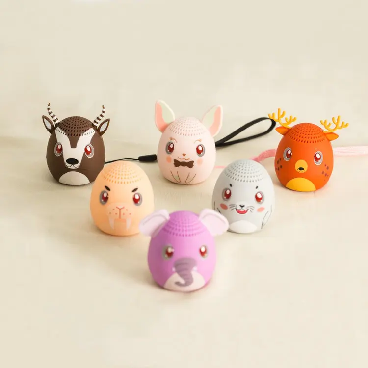 

Factory direct supply OEM ODM Outdoor Cute pet Unicorn Mini Animal True Wireless BT Speaker for Kids of All Ages, Cat/mouse/bear/panda/bull/rabbit/pig/dog