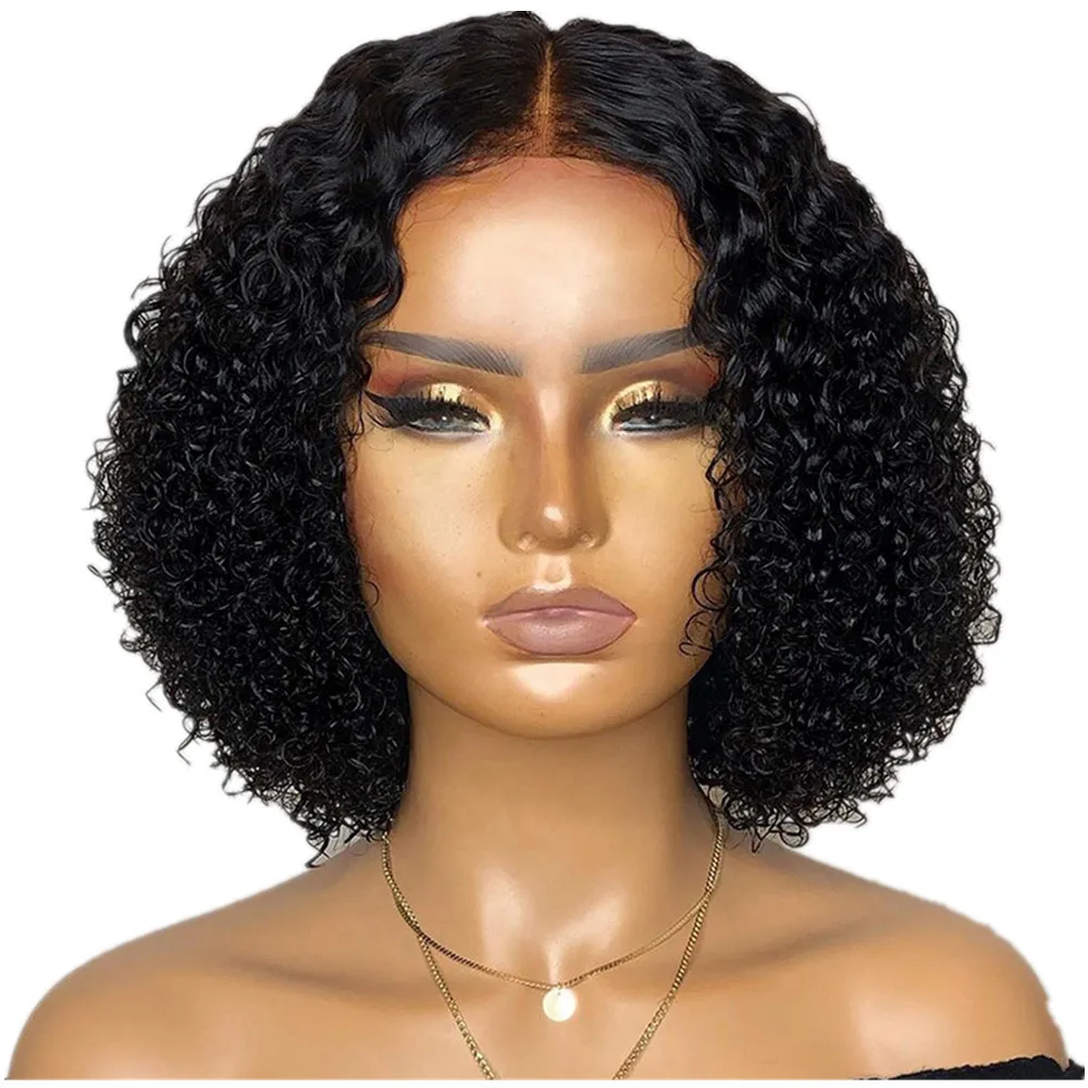 

2021 Customer Color Short Curly High Temperature Wire Hair Short Wigs, As photo show