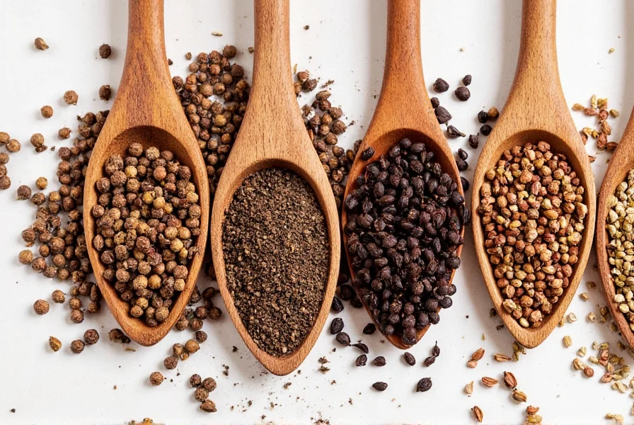 Black peppercorns