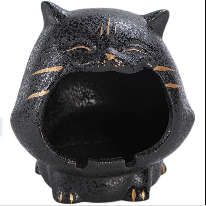 

Newly Arrival Cat shape Ashtray Decoration Ashtray Funny novelty Cigar Holder