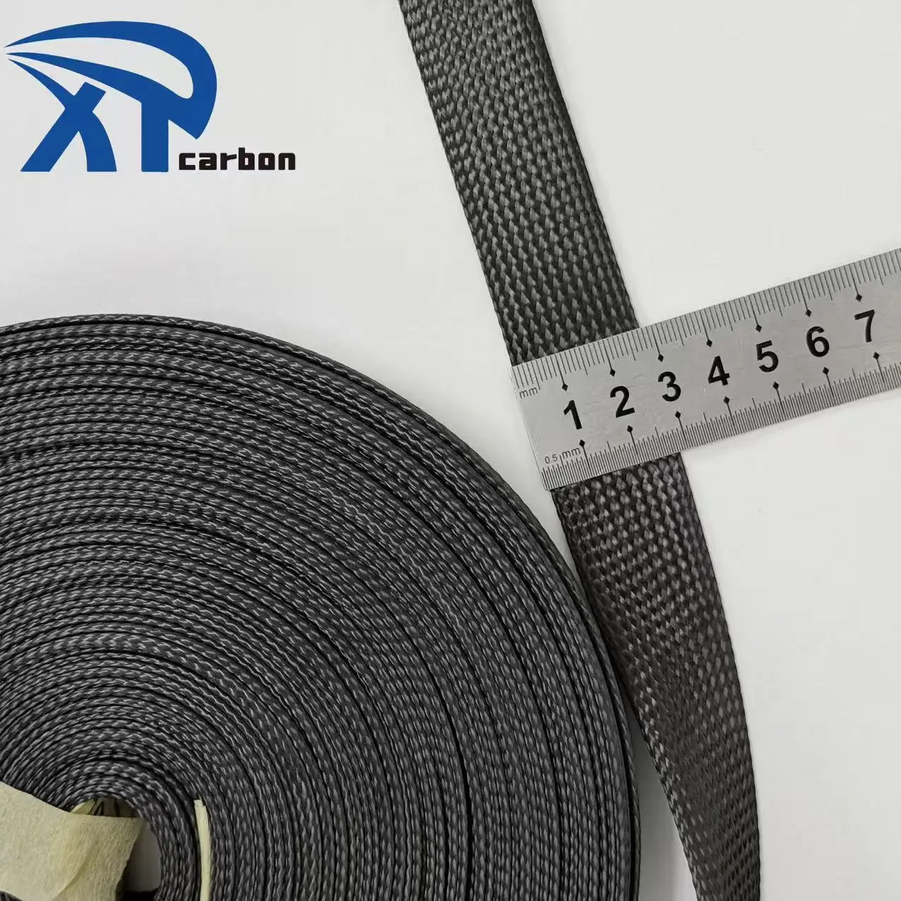 High Strength 3K /12K 100% Carbon Fiber Sleeve Braided Sleeves for Fishing Pole 12mm