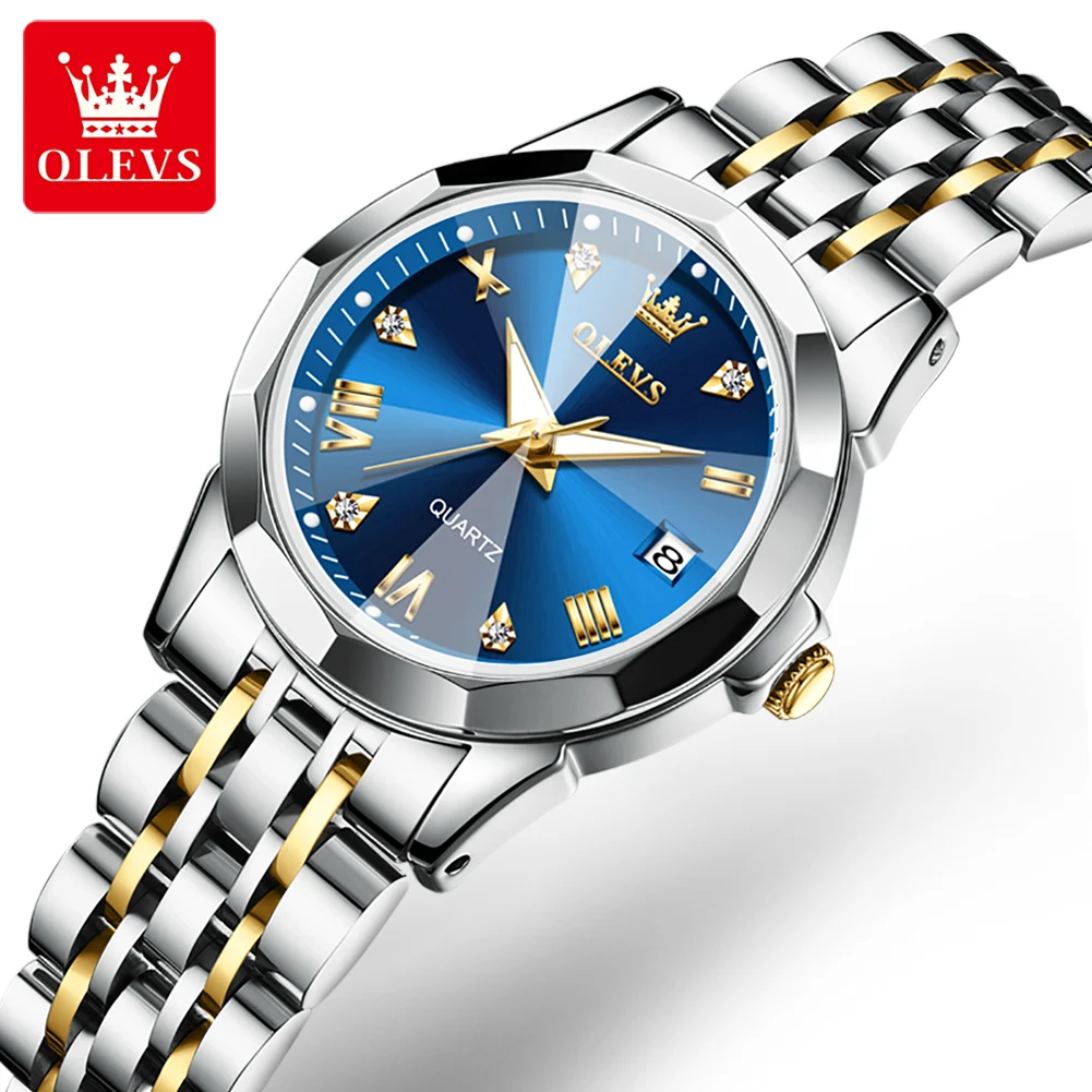 OLEVS 9931 Oem Women Watches Luxury  Waterproof Wristwatch Fashion Men Sport Date Male Chronograph Quartz Watch for Woman