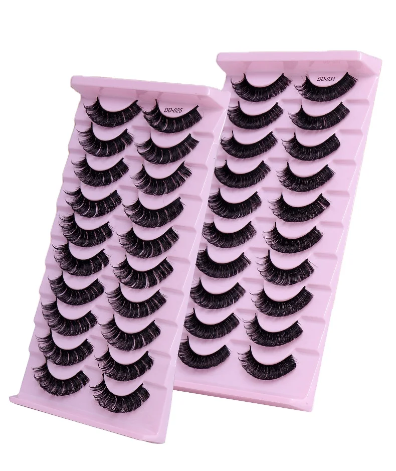 

Wholesale russian lash strips lashes Manufacturer 100% Handmade Eyelash Custom Logo russian strip eyelashes