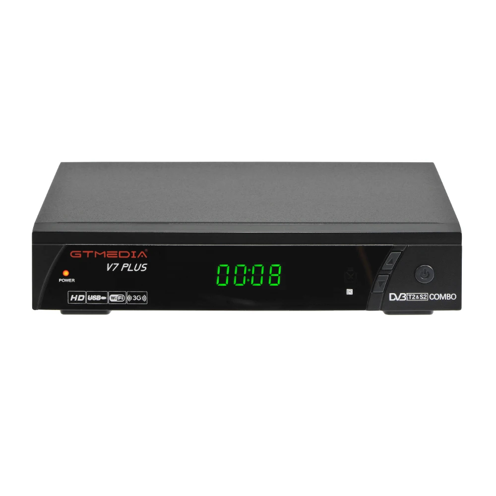 Factory Price Mpeg 4 Iks Sks Digital Satellite Tv Receiver GTMedia V7 PLUS H.265 DVB-S2 DVB-T2 combo