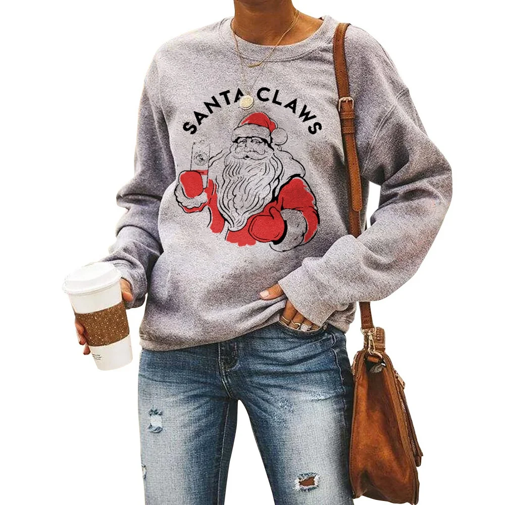 

Christmas ladies long sleeve sweater
