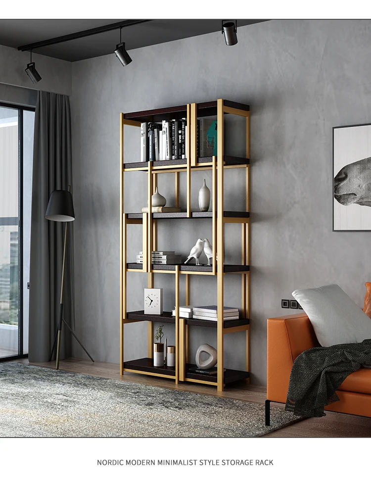 Simple Style Display Decorative Metal Wall Mounted Hanging Decoration Shelves