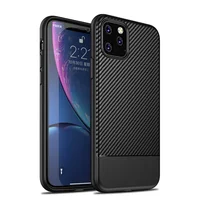 

Viseaon Original TPU Shockproof Bumper Back Cover carbon fiber phone case For apple iPhone 11 Pro max accessories