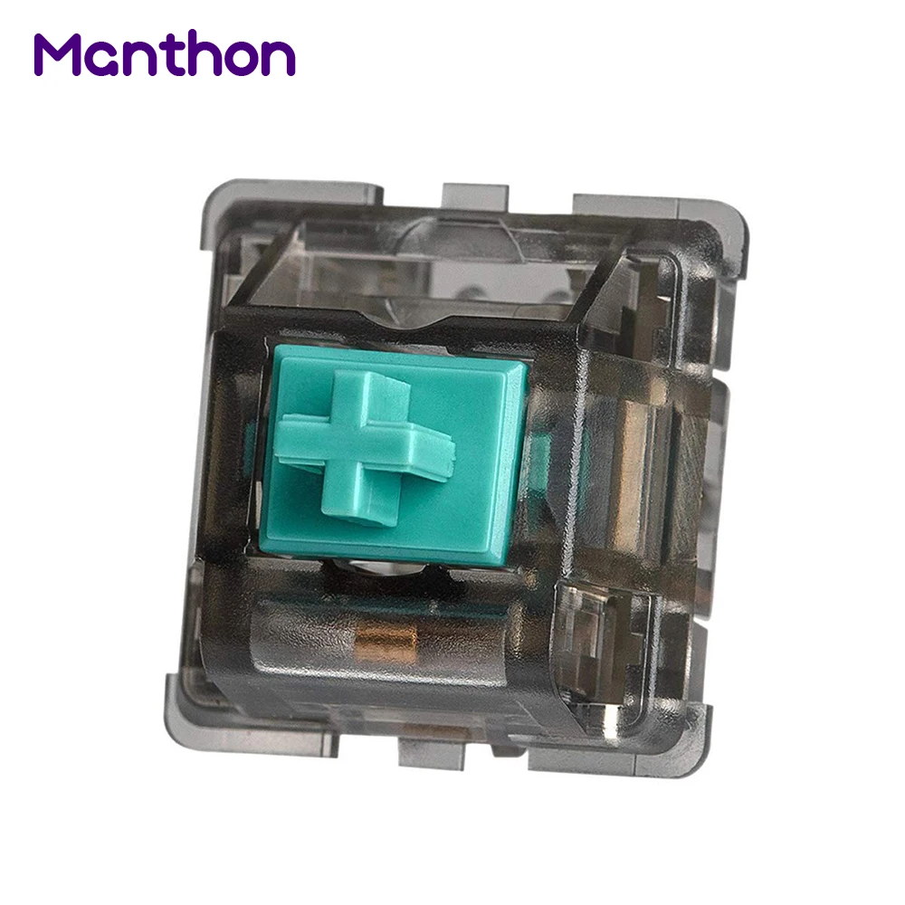 

JWK Best Tactile Control T1 Frosted Smoky Black and Cement Cyan Blue Keyboard Switches