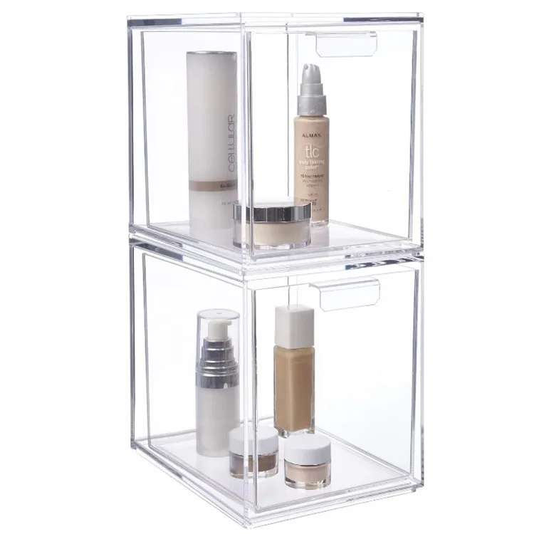 

Adjustable Multi-Function clear Acrylic Cosmetic Storage Make up Organizer