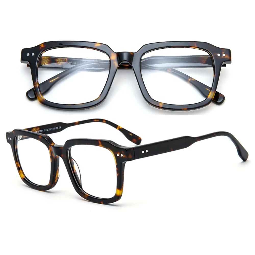 

custom blue light blocking glasses unisex vintage acetate optical frame eyeglass frames