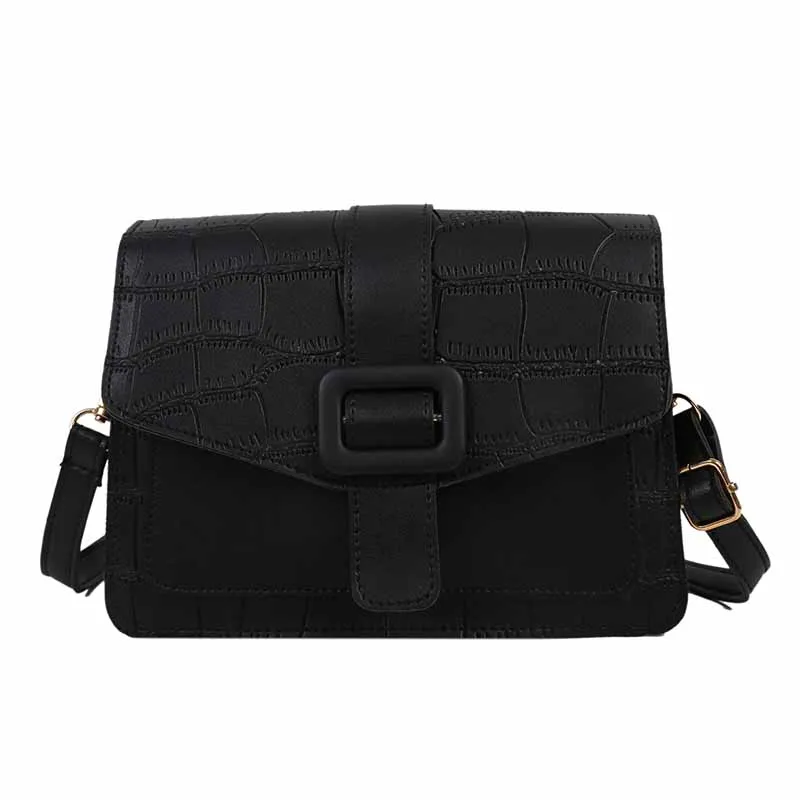 

Fashion female bag Korean designer leather shoulder strap embossed woman messenger bag