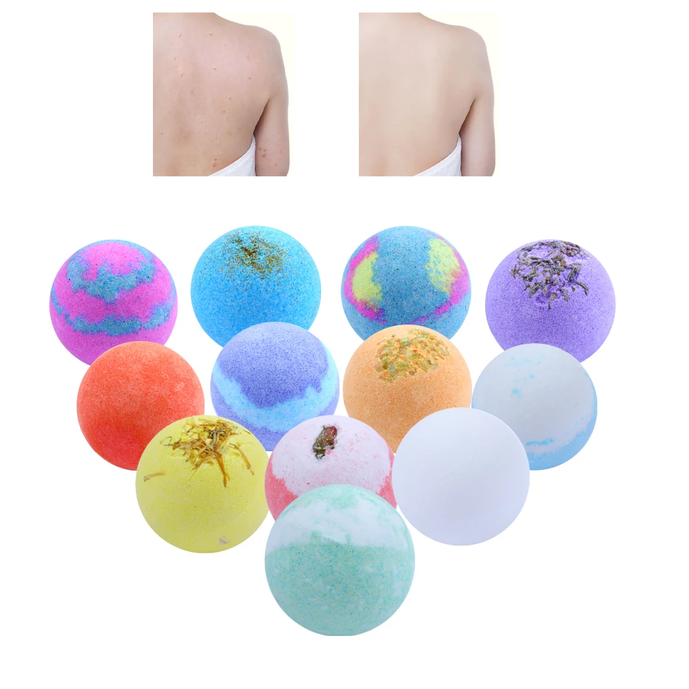 

Bath Fizzies Essential Oil Cupcake Steam Showers Bubble SPA Bathbombs Skincare Moisturize Salt Bath Rainbow Bath Bombs Gift Set