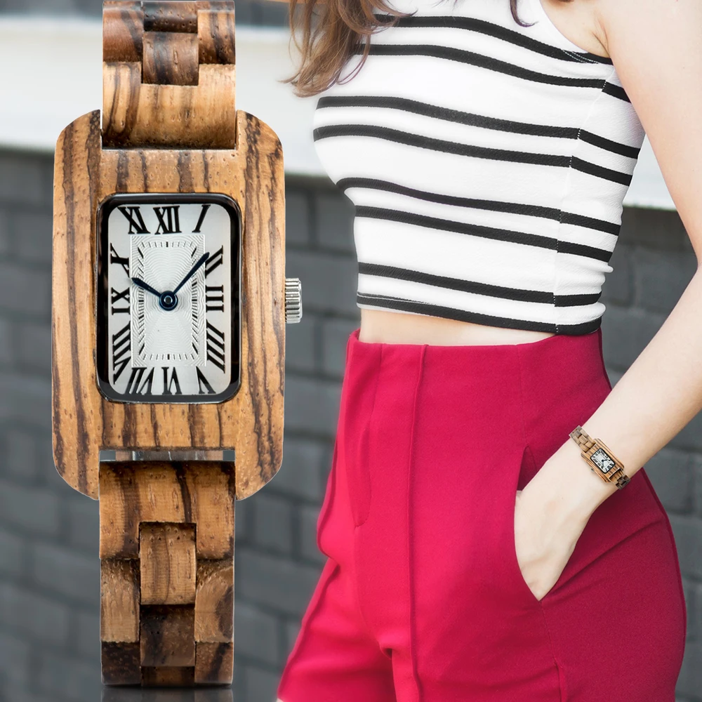 2021 BOBO BIRD Dropshipping Minimalist Modern Handmade Custom LOGO Waterproof Women Wood Watches