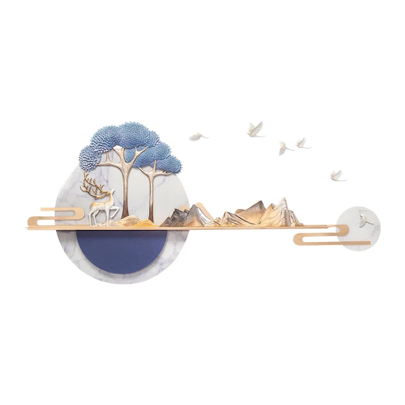 

2021 new modern fashion wall stickers for bedroom large paintings for wall 3d matel painting home decoration, Gold