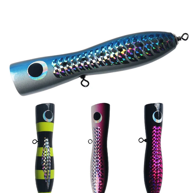 

High Quality Saltwater Wooden Stick Bait pencil bait artificial wood lure