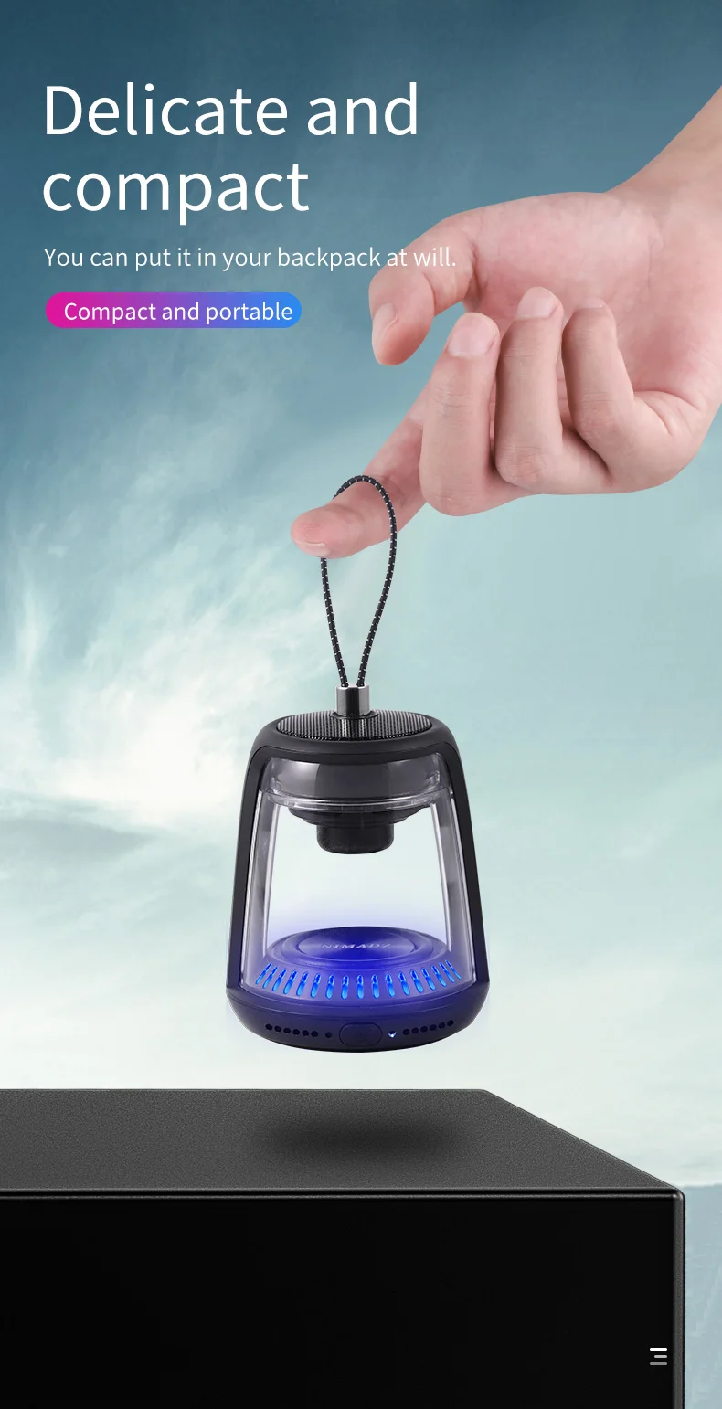 2020 NEW Product Led Light Lamp TWS Wireless Car Party BT Speaker - ANKUX.COM