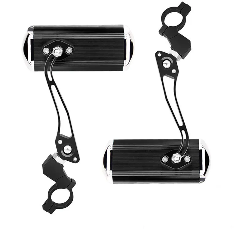 

360 rotating adjustable bicycle rearview mirror handlebar motorcycle mountain bike side mirror, Black