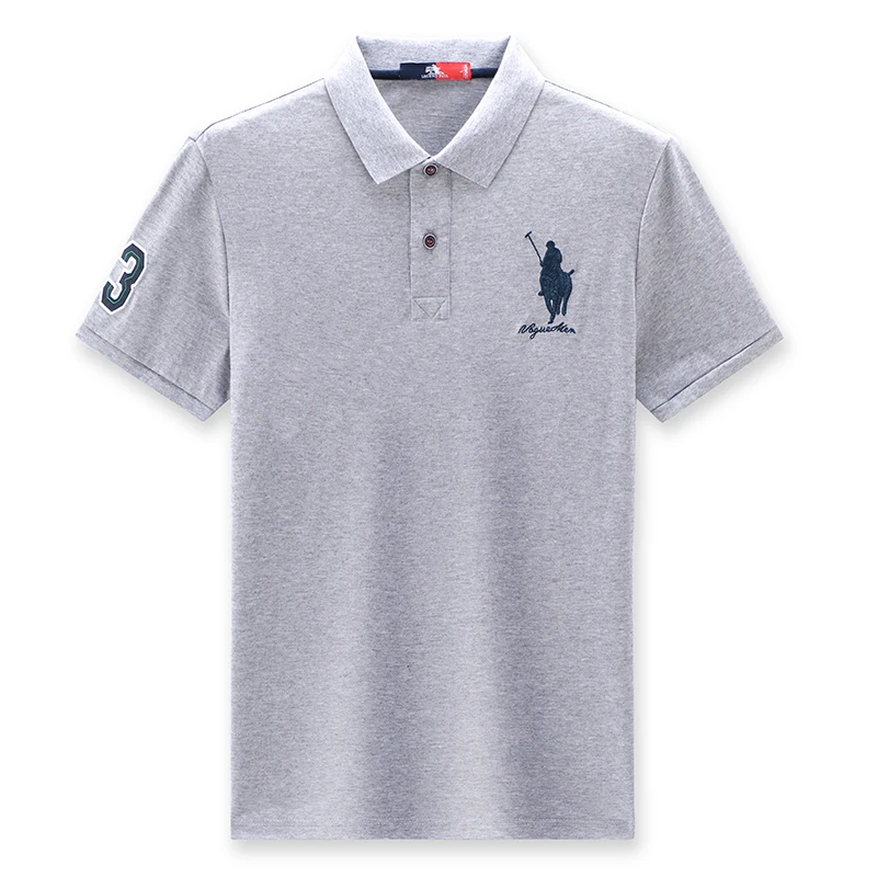 

Summer high quality short sleeve men's casual polo shirt popular basic T-shirt polo shirt