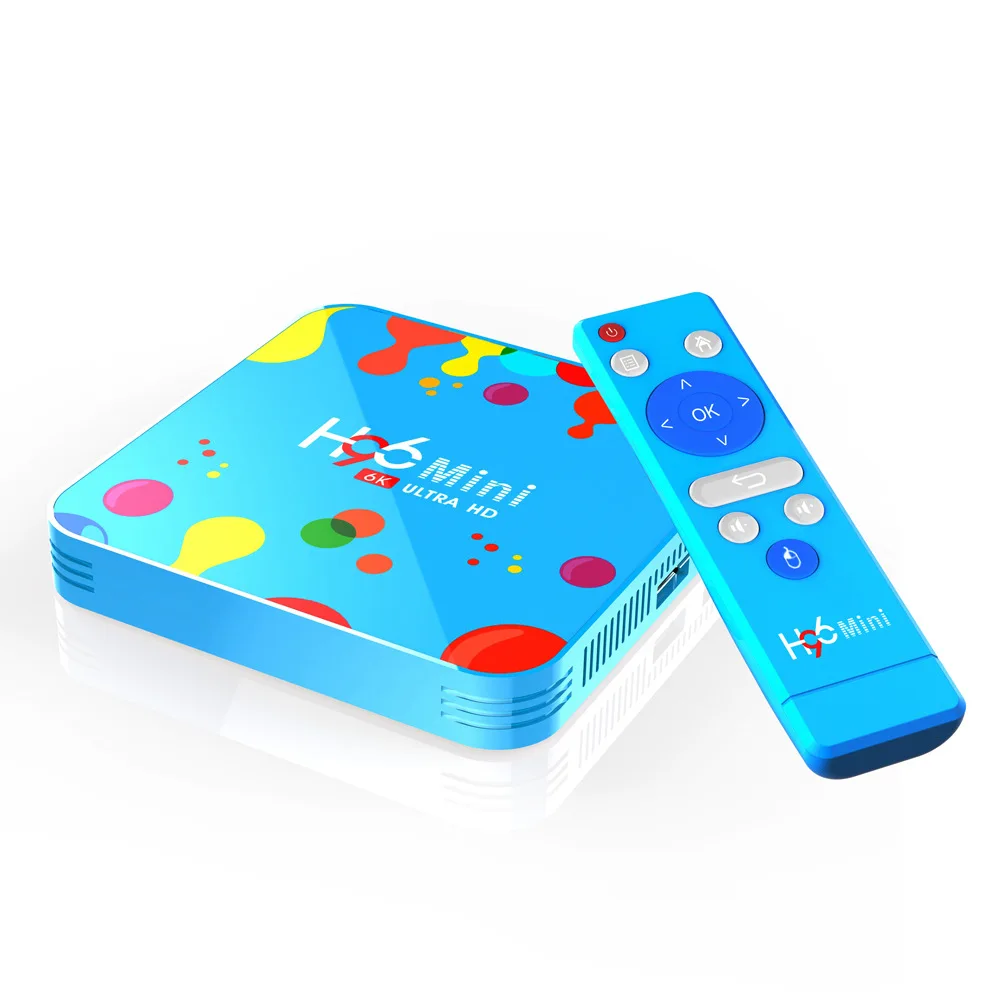 H96 mini h6 set-top box 4GB+128GB Android 9.0 6K smart HD player