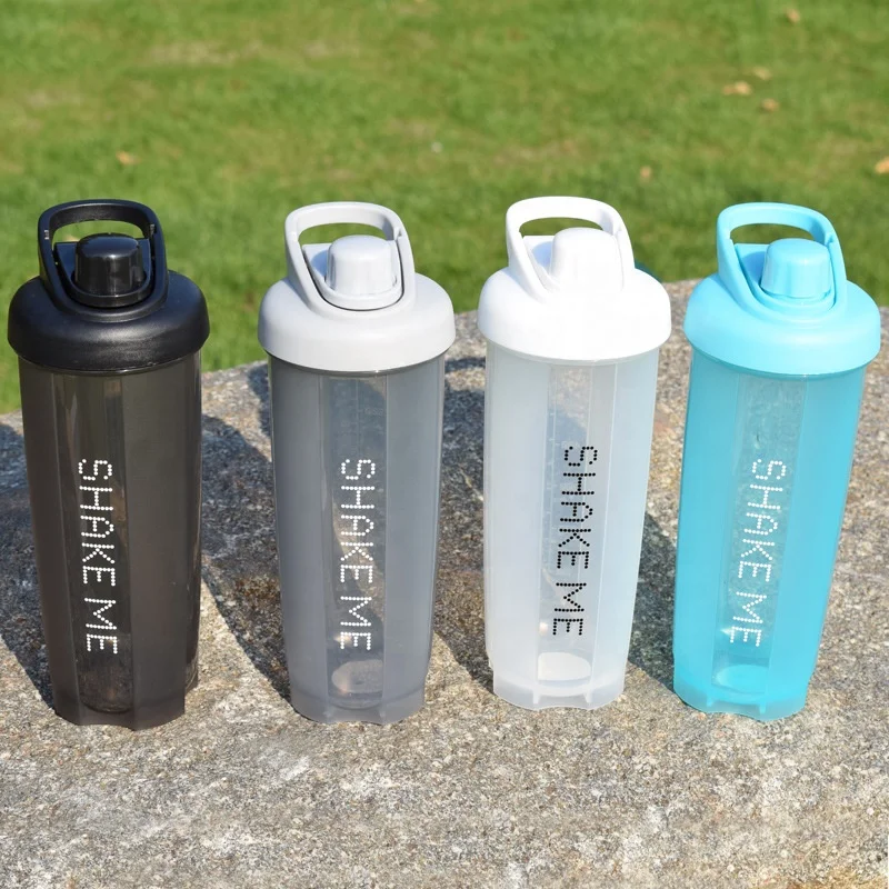 BPA Free Shaker Bottle Whey Protein Powder Mixing Bottle water bottle water tumbler with mixing ball