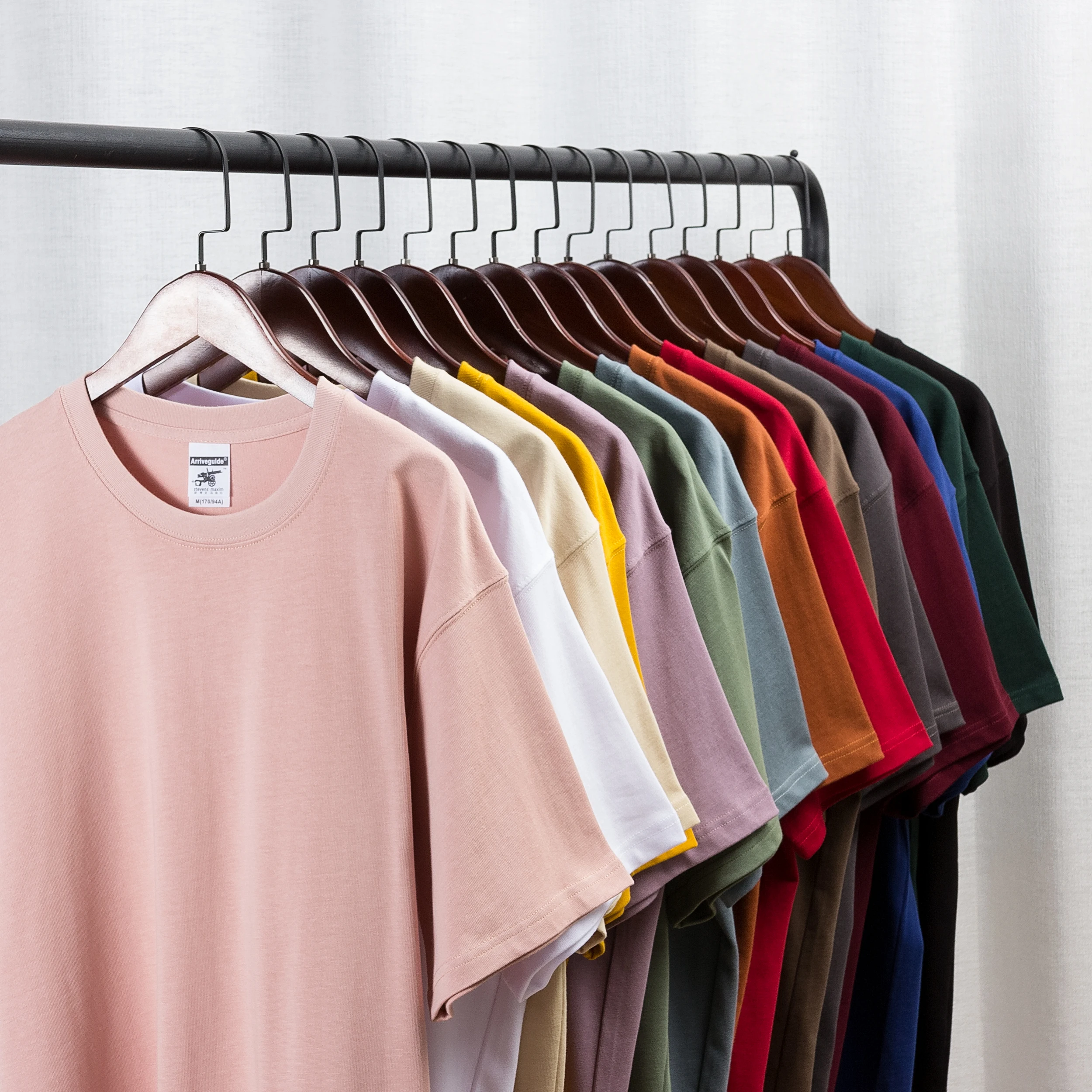 

Unisex Custom Heavy Cotton T Shirt Sublimation Blank High Quality 280 GSM 100% Cotton Plus Size T-shirts, 16 color options